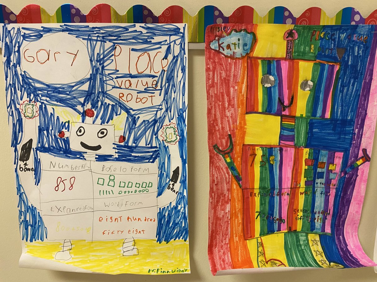 KensingtonESNC's tweet photo. Place value 🤖 robots! Sometimes you just have to make learning a little fun. #KESKnights #KESTogether #SchoolISFun
@AGHoulihan @UCPSNC https://t.co/g5841PLxGA