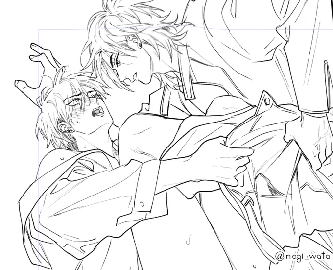 🐿💦💦「まっ…!?!?!?!?!!!!!!」
 #ロスバ 