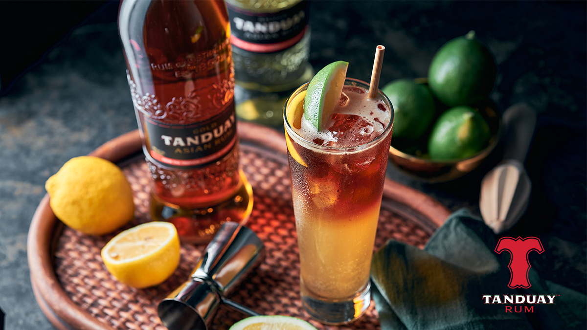 Beergaritas for #CincoDeMayo, anyone?

30ml Tanduay Asian Silver Rum 
30ml Tanduay Asian Gold Rum 
15ml Lime 
15 ml Lemon 
30ml Cointreau  
30ml Hazelnut   
Topped with 60ml Dark Beer   

Shake with ice. Strain into glass and Top with Dark Beer Garnish and serve.