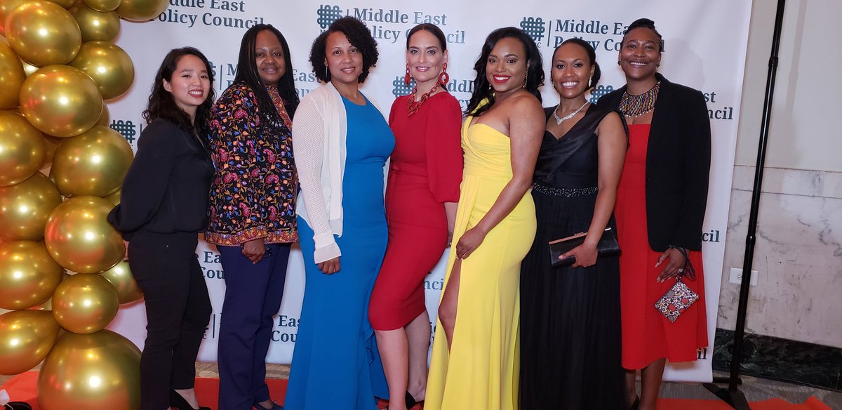 We are <a href="/WCAPSnet/">Women of Color Advancing Peace and Security</a>! @Jenkinsbd <a href="/iamShalondaS/">Shalonda Spencer, MPPA</a> <a href="/GueyeGabrielle/">Gabrielle (Gabby) Gueye</a> @JaneKimColoseus <a href="/kynnediphenry/">Kynnedi P. Henry</a> <a href="/treeforpeace/">Elana Aquino</a> <a href="/Bassima_AGS/">Bassima Alghussein</a>