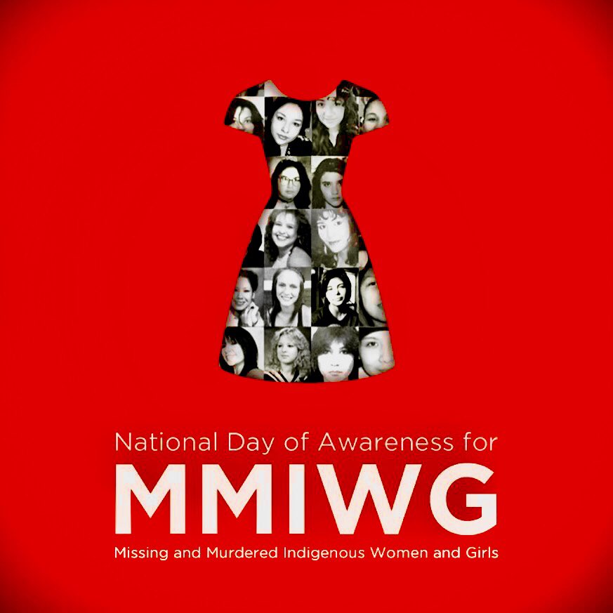 intractablepain's tweet photo. Are you wearing red? You should be! 
♥️❤️♥️❤️♥️❤️❤️♥️❤️♥️❤️♥️❤️
It’s the National Day of Awareness for Missing &amp; Murdered Indigenous Women/Girls. This genocide must 🛑 for all women, girls, trans &amp; 2 spirit ppl.

#MMIWGT2S #MMIWG #MMIW #NoMoreStolenLives #Indigenous https://t.co/v7Hj4YuC4y