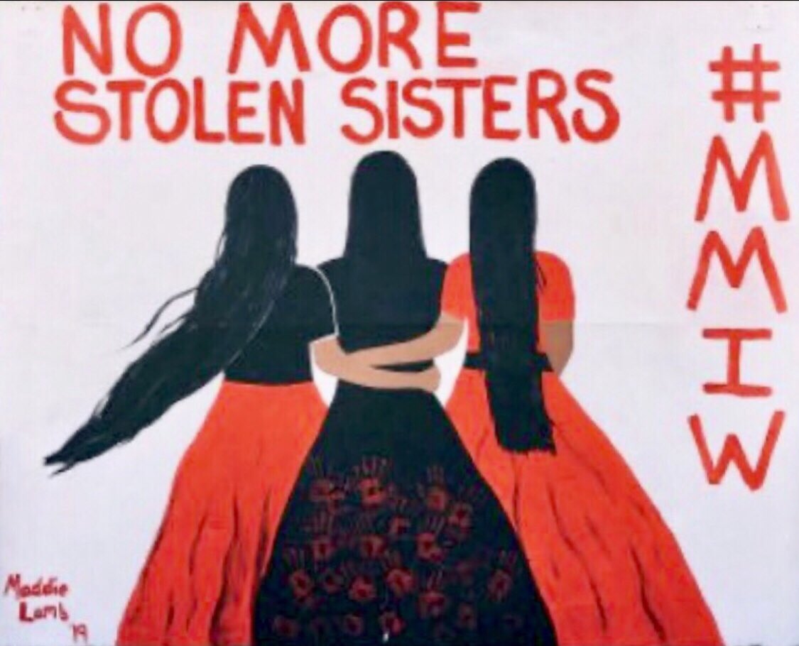 intractablepain's tweet photo. Are you wearing red? You should be! 
♥️❤️♥️❤️♥️❤️❤️♥️❤️♥️❤️♥️❤️
It’s the National Day of Awareness for Missing &amp; Murdered Indigenous Women/Girls. This genocide must 🛑 for all women, girls, trans &amp; 2 spirit ppl.

#MMIWGT2S #MMIWG #MMIW #NoMoreStolenLives #Indigenous https://t.co/v7Hj4YuC4y