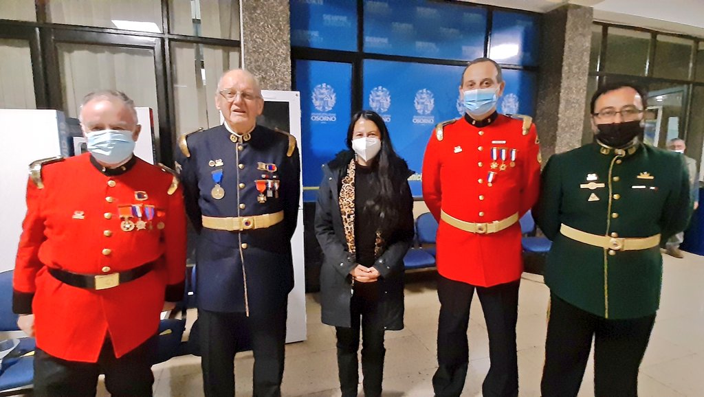 DPPOsorno's tweet photo. Delegada Presidencial  @cpailalef en ceremonia de la Tercera Compañía de Bomberos de  #Osorno Eleuterio Ramírez Molina, en su centésimo trigésimo cuarto Aniversario. La autoridad, entregó sentido saludo a los voluntarios y felicitó a la 3ra Compañía por su compromiso de siempre. https://t.co/XNsCoyGrop