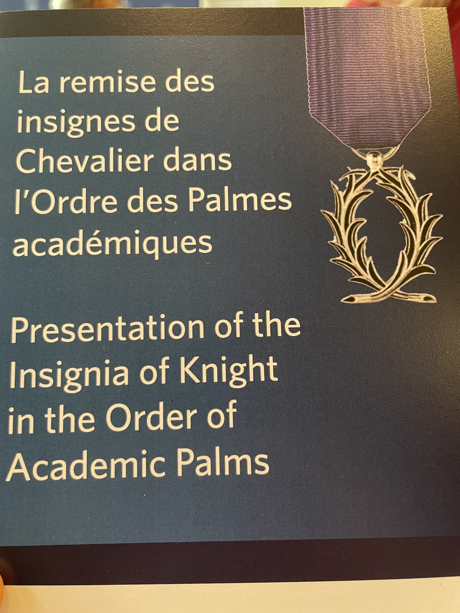 BowersAnkenman's tweet photo. Quel honneur pour le Centre de la Francophonie de UBC de recevoir l’Ordre des Palmes académiques! On est tellement fiers de notre Dre Monique Bournot-Trites! @MeikeWernicke @Bournot_Trites @CentreFrancoUBC https://t.co/EzBTetp3Od