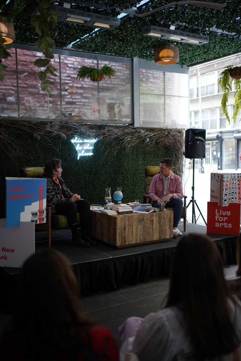 Conversation with <a href="/sebastiaportell/">Sebastià Portell</a> and <a href="/sklimnagem/">Megan Milks</a> 
#LivefortheArts #INNSiDENewYork