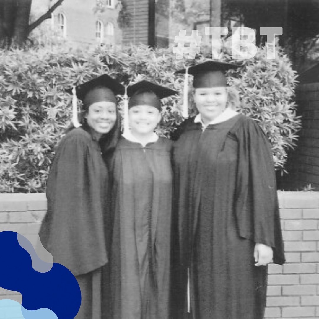 Spelman2002's tweet photo. It’s #ThrowbackThursday! It’s hard to believe that this time next week we’ll be adding to this collection! 💙 #reunionready #spelman2002 #02fly https://t.co/oJGQDqrAdH