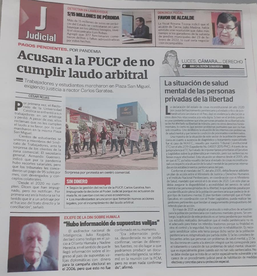 Sindicato PUCP tweet media