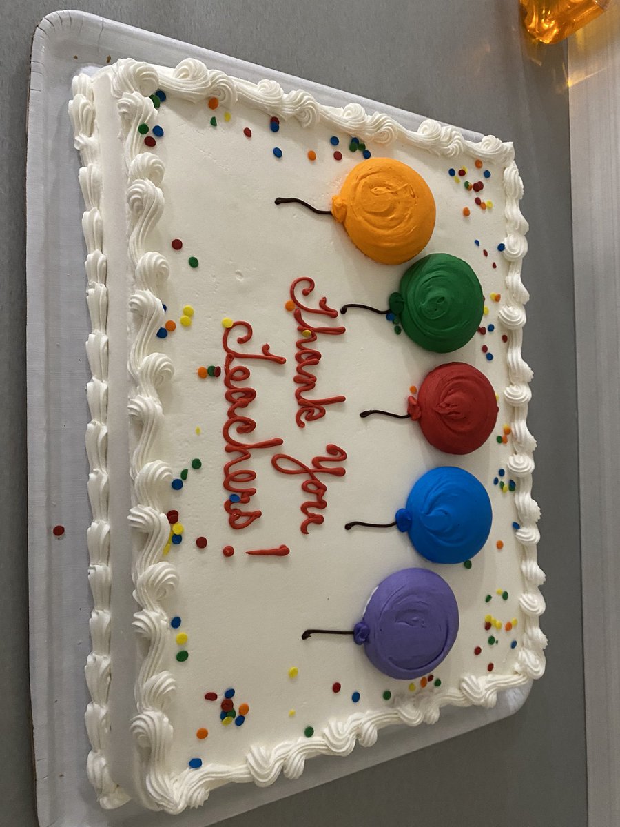 Day 4 teacher appreciation…Thank you board member @Crys_Tapia for the cake! 🫶🏻🌋What an awesome surprise. <a href="/SalazarAPSz2/">APSSalazar</a> @Zone2Assoc8