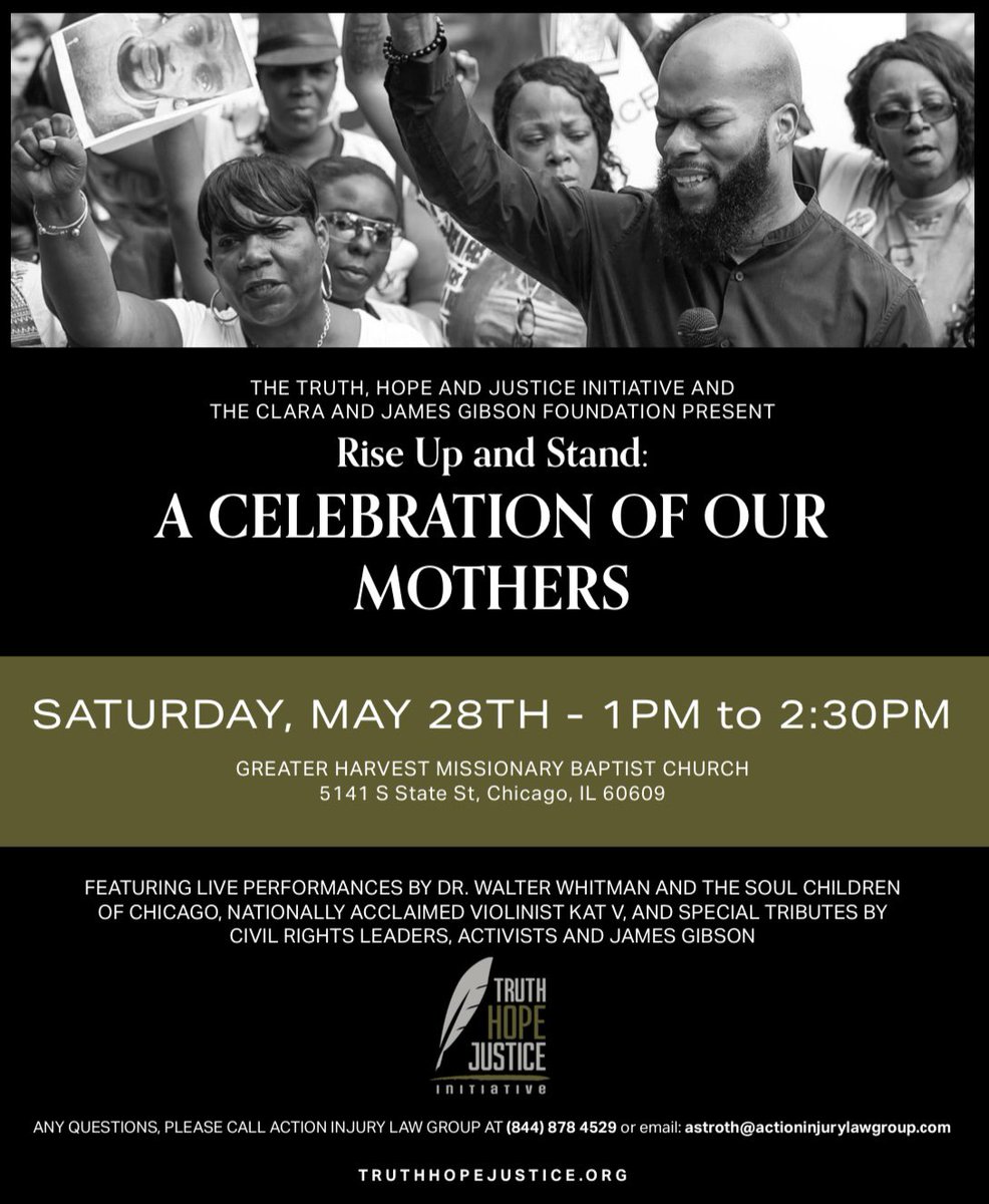 THJInitiative's tweet photo. Rise Up and Stand: A Celebration of Our Mothers https://t.co/uabwAYHR9a