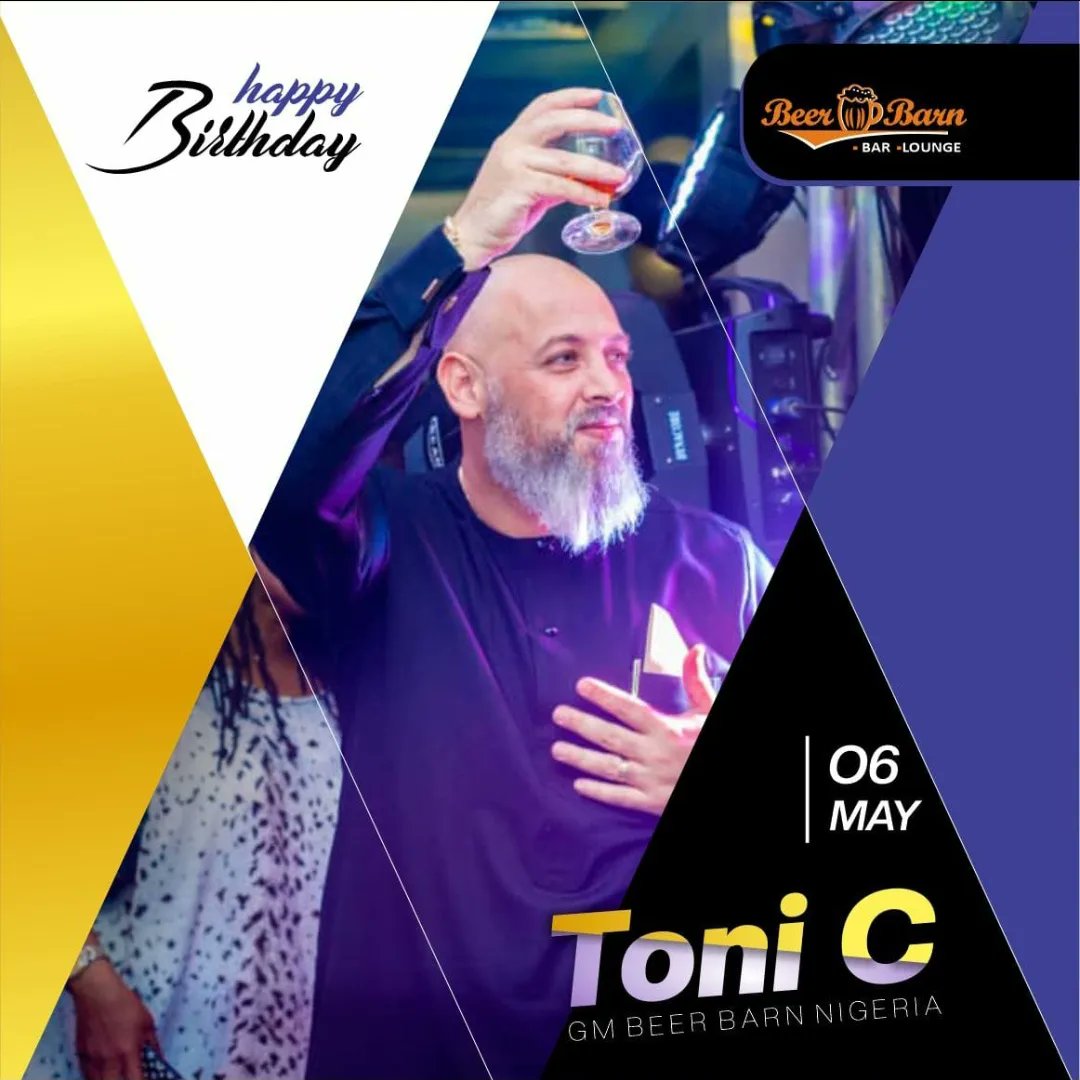 BeerBarnnig's tweet photo. Happy birthday to the man behind the scene our dear GM Mr Toni. You make all things happen at the Beer barn.
@toni_beer_barn 
#birthday
#beerbarn
#beerbarnnigeria 
#beerbarnlekki
#beerbarnphc 
#beerbarnabuja
#beerbarnlovers
#beerbarnfamily https://t.co/IfsgGJgCzS