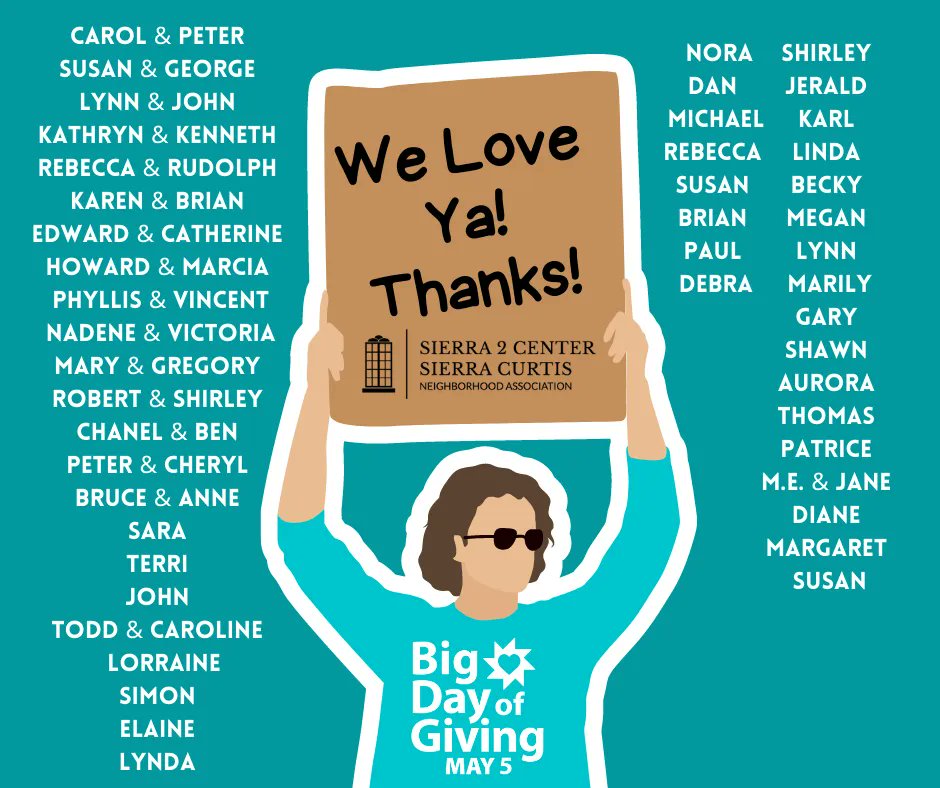 sierra2center's tweet photo. Aw shucks, you guys! Thank you, thank you!
#sierra2center #BDOG22 #Communityrocks #curtispark https://t.co/VS8R90IAqE