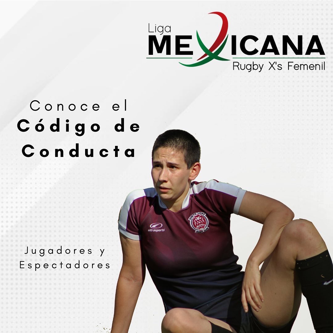 Rugby_Mexico's tweet photo. Es muy importante recordar nuestro código de conducta y disfruta del Campeonato Nacional de X's femenil 🏉🇲🇽

#Rugby #RugbyMéxico #rugbyfemenil #RugbyXs https://t.co/amyan1JfBa