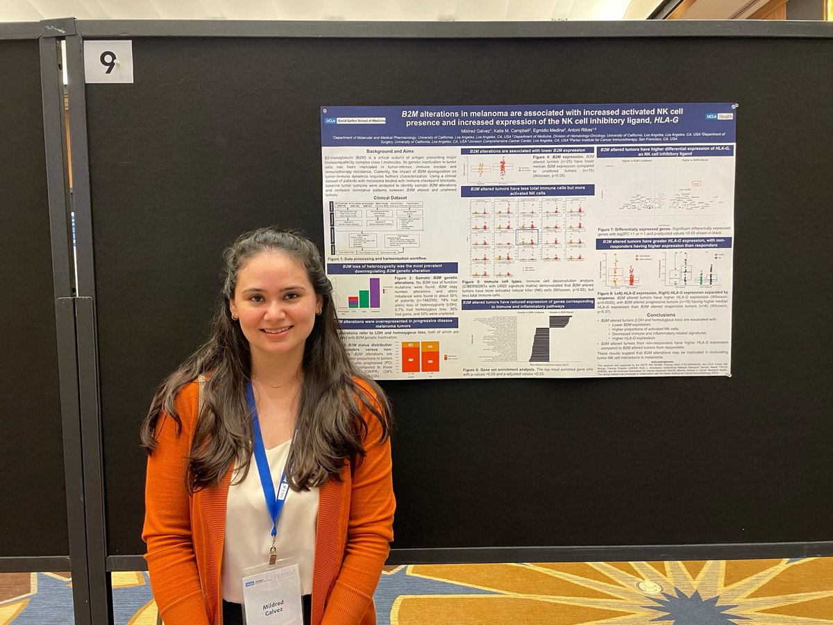 MSTP students Brandon Tsai (@BrandonLTsai, <a href="/TheBoutrosLab/">Boutros Lab</a>) and Mildred Galvez (Ribas Lab) presented their work at the 2nd annual <a href="/UCLAJCCC/">.</a> retreat. Congrats to both of you!!