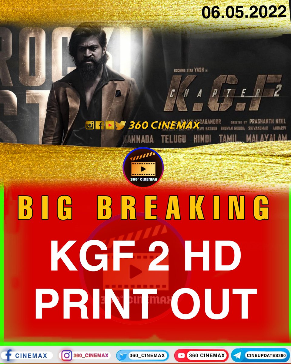 360CINEMAX_'s tweet photo. #KGFChapter2 #kgf2 #KGF3 #yash #kgf2 hd print out

.
.
.

#Beast #Ak61 #Don #Vaadivaasal #vendhuthanindhathukaadu #Ayalaan #Viruman #vikram #Cobra #ponniyinselv #vijay #ajith #Rajini #thala #vijayantony #santhanam #Suriya #arya #vishal #kamalhassan #sivakarthikeyan #Arunvijay https://t.co/jxR6Qsn39E