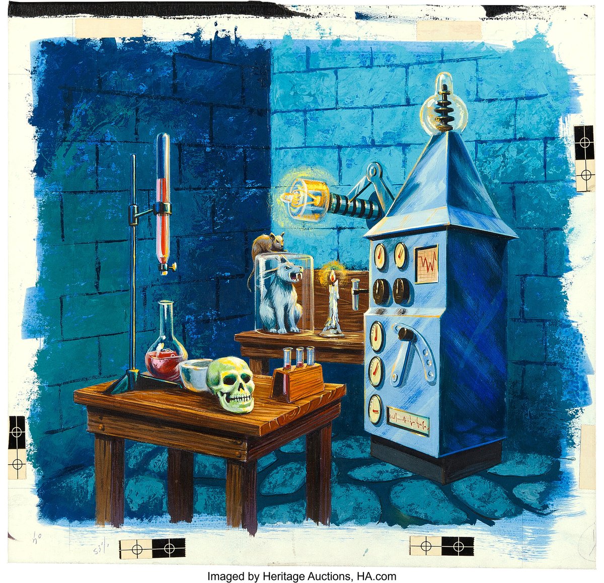 Terror_By_Night's tweet photo. Gruesome Goodies, Monster Scenes (Aurora, 1971)
Canadian Model Box Artwork
Mixed Media on Illustration Board (15.75" X 15")
.
#TerrorByNight #AuroraModelKit #AuroraMonsterScenes #MonsterKid #ClassicToys #gruesomegoodies
. https://t.co/j2RtS46OKR