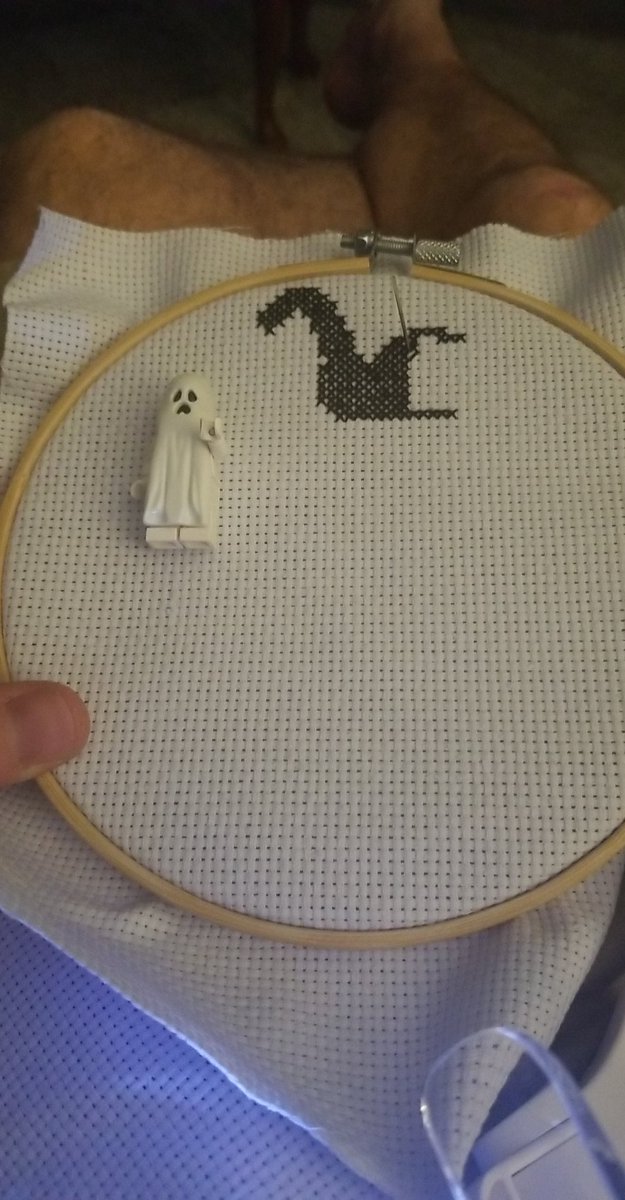 ThreadAutomatic's tweet photo. Stitching and @nhl playoff hockey. Who's your team? Go @canes #canes #crossstitch #bunchofjerks #nc #northcarolina https://t.co/vq9fwobMnq