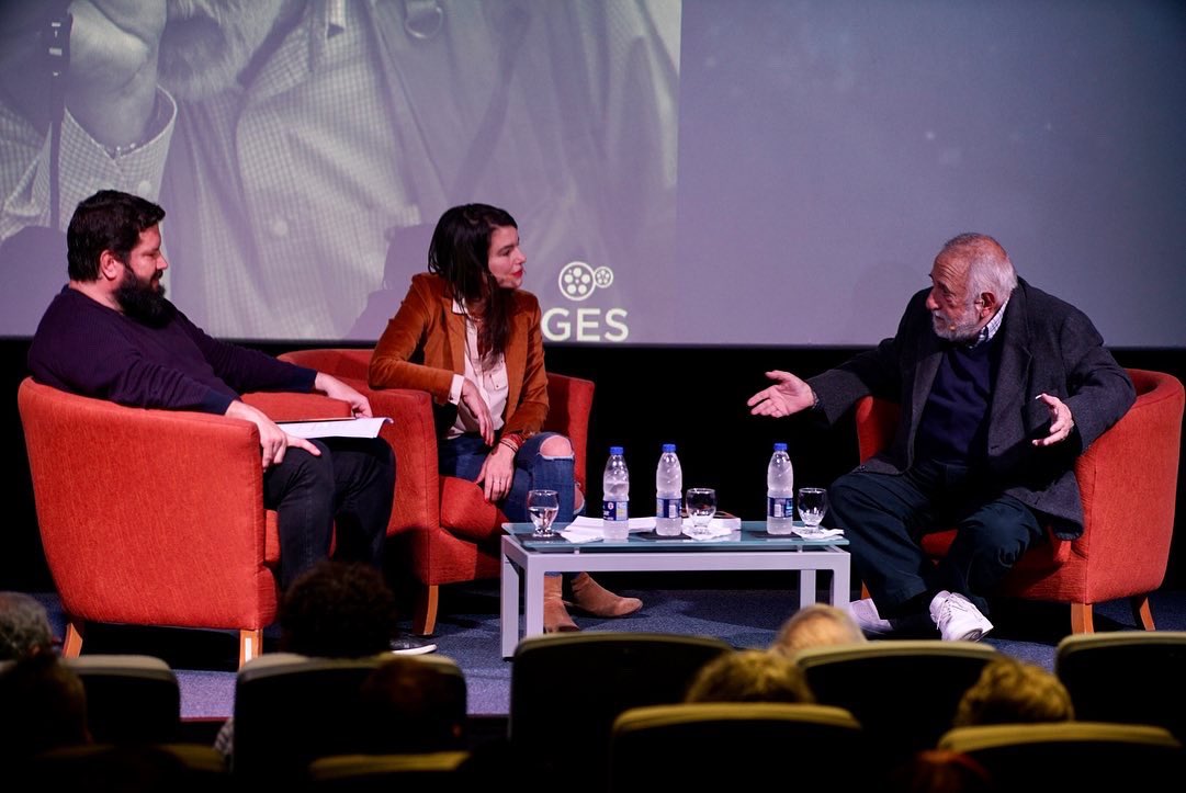 dacdirectores's tweet photo. 📸Imágenes de la presentación del libro "El oficio del cine" de Adolfo Aristarain

💪Tuvimos la presencia del director, entrevistado por Fito Mendonça Paz y Marina Glezer

#eloficiodelcine #dac #adolfoaristarain #dacdirectores #fitomendonçapaz #cepdac #marinaglezer #directores https://t.co/OL6k9J2MTx