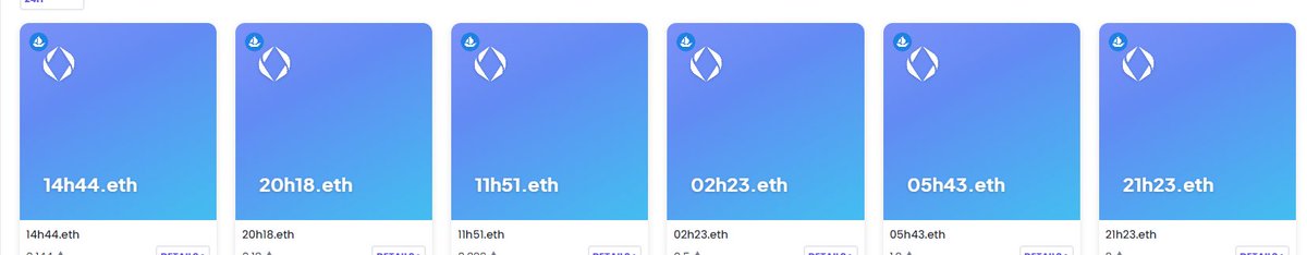 24heth's tweet photo. There will only be 1440 hours 

#ETH #nftart #ens https://t.co/MsqKxzZogB