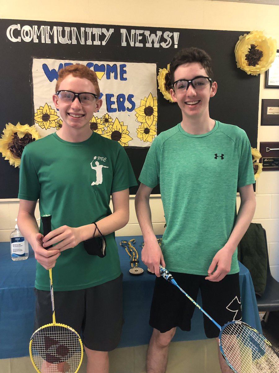 StAnnePTBO's tweet photo. Congratulations to our boys team for winning the badminton tournament! https://t.co/ZpGeb54WaU