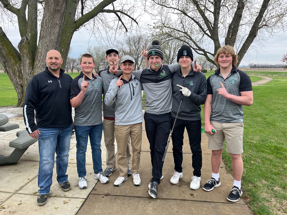 WMBoysGolf2's tweet photo. Spartan boys team placed first at home tonight with a team score of 162!!! Way to go!! https://t.co/0vlxPVOkTa