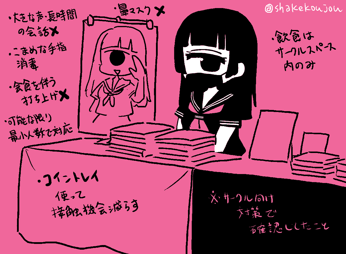 おはようございめゃす。 #起きらくがき

昨日は久しぶりのサークル参加で浮かれてましたけど、感染症対策のルールは読んでいて気をつけてたものの、実際参加すると気が緩んで遵守できていない部分もあったので、だんだん元のイベントに戻りつつあるとはいえ気を引き締めなければいけなかったと猛省 