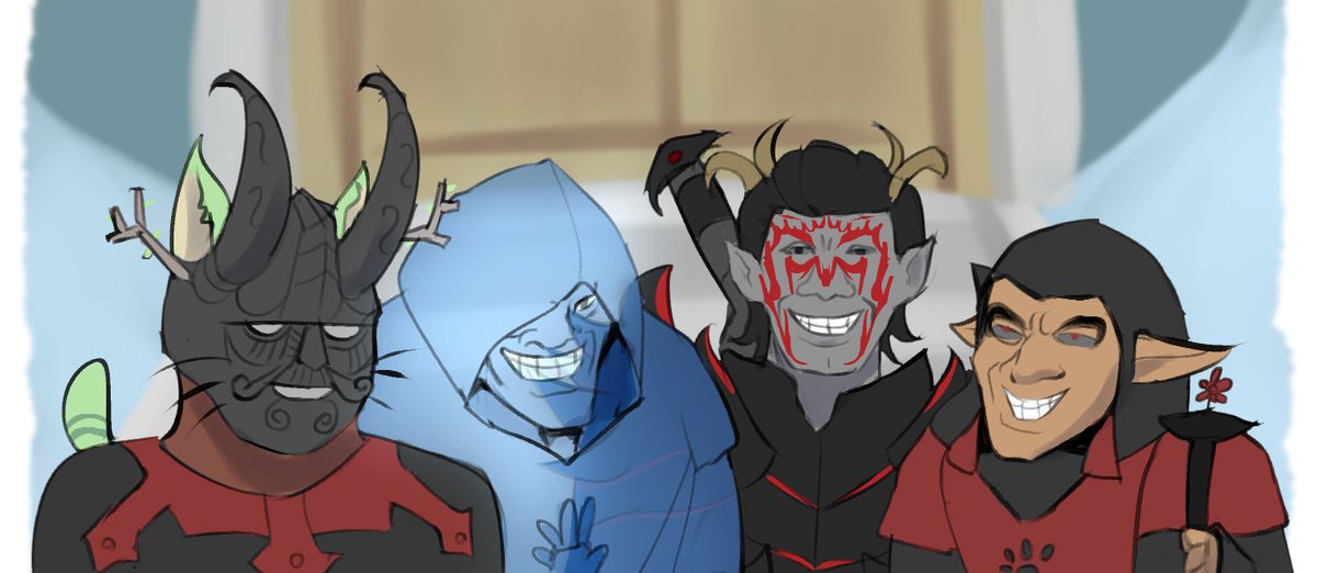 now the whole gang is here!
 #FineFaunart
