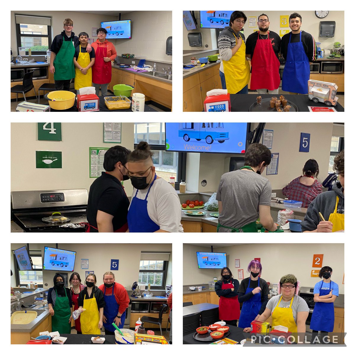 Amazing food today at Mrs Cryan’s food truck competition. It was hard to pick a favorite because they were all great! #olchspride