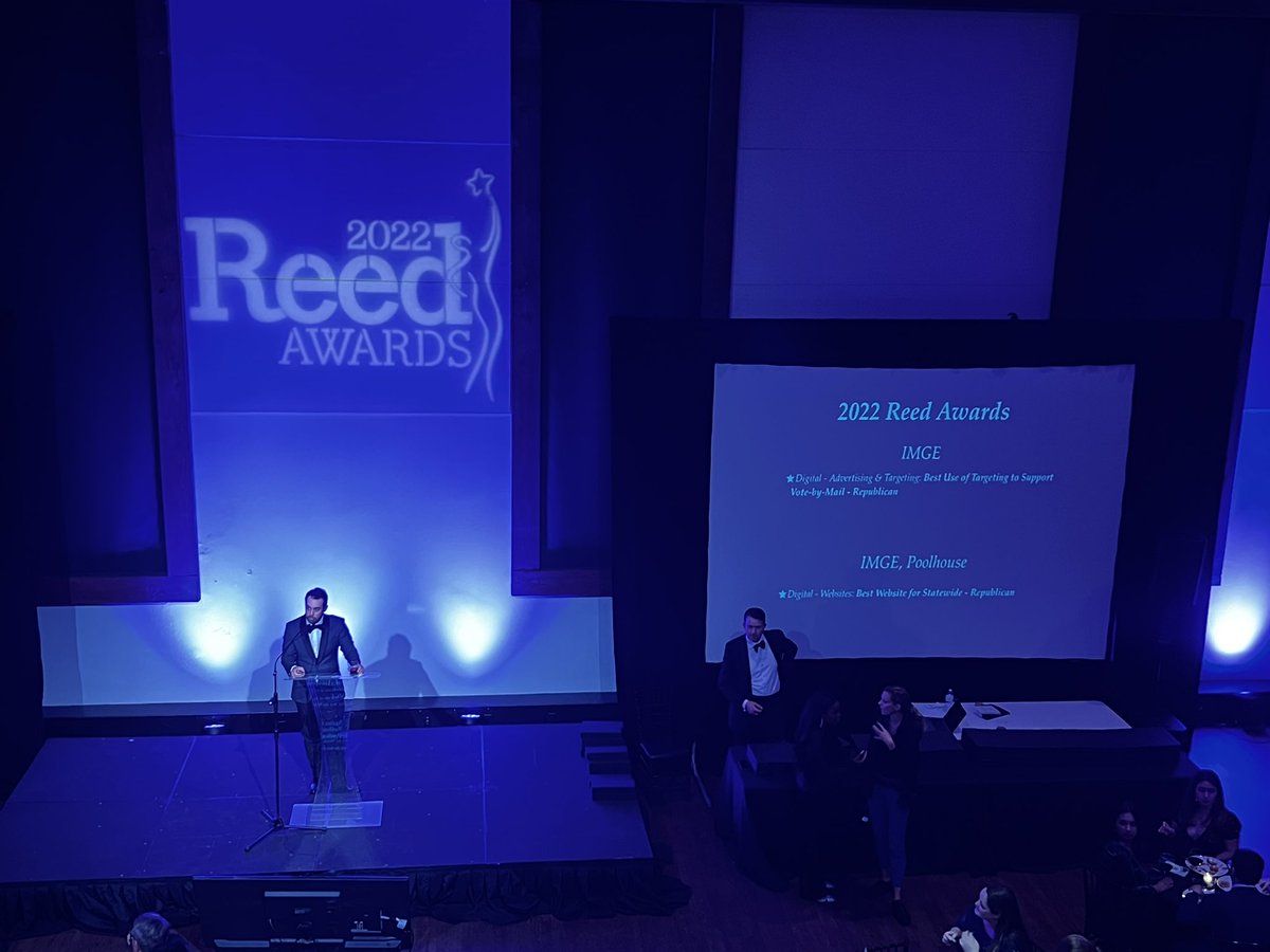teamimge's tweet photo. Team IMGE took home two #Reeds22 tonight 🏆 we are so excited to share these wins with our amazing clients! https://t.co/cL8LrnYsWq