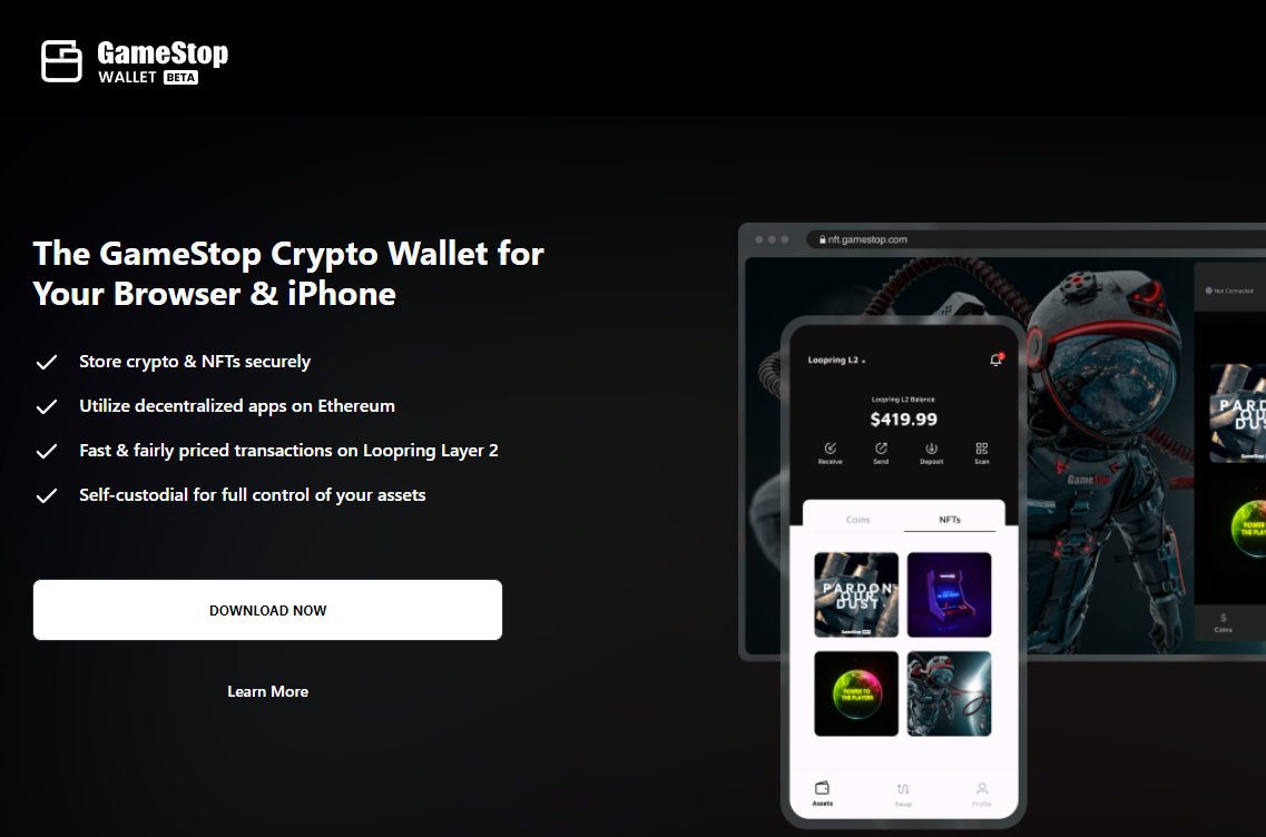 TendieBaron's tweet image. #GameStop trending on Twitter again!

GameStop has released its official GameStop Wallet webpage today, indicating that the Crypto Wallet for your Browser &amp;amp; iPhone is coming soon!

Share the news, because this is #DefinitelySomething
$GME #GME #GameStopWallet