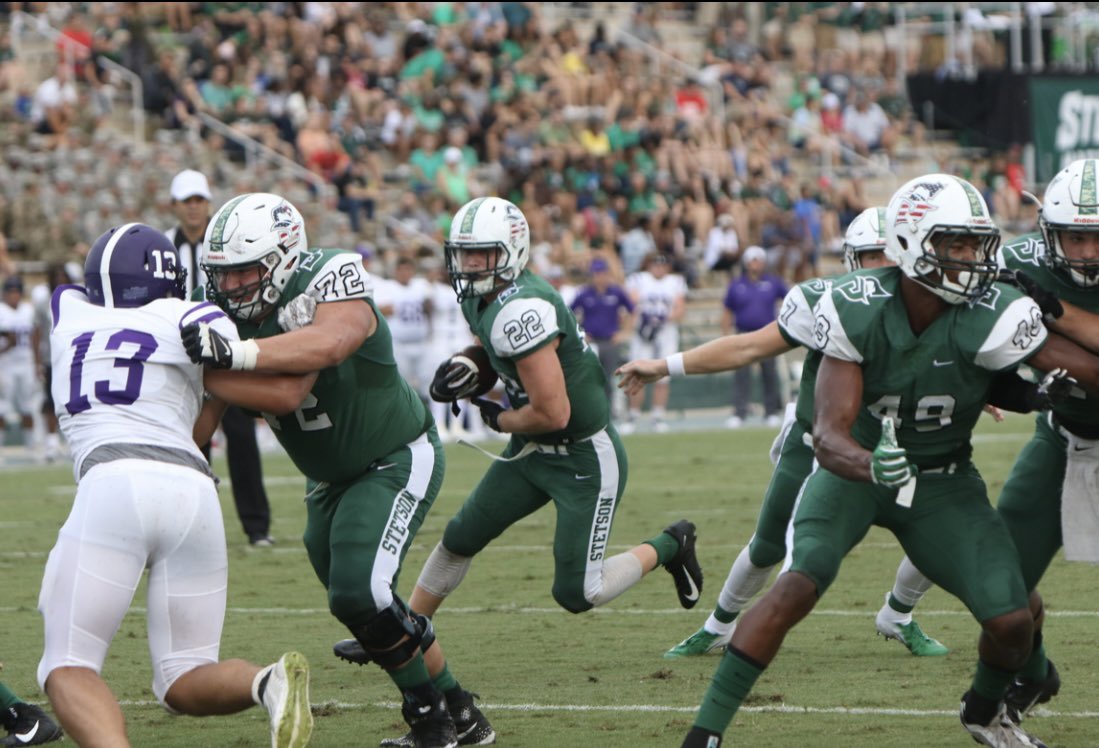 Beyond blessed to receive an offer from Stetson University. Thank you to my family, friends, and coaches who have helped me get here! <a href="/WaltonRecruits/">Walton(GA)Recruiting</a> @Mansell247 <a href="/ChadSimmons_/">ChadSimmons</a> <a href="/bigka54/">Kevin McAlmont</a> <a href="/Velocity_LS/">Luke Schultheiss</a> <a href="/RecruitGeorgia/">Recruit Georgia</a>