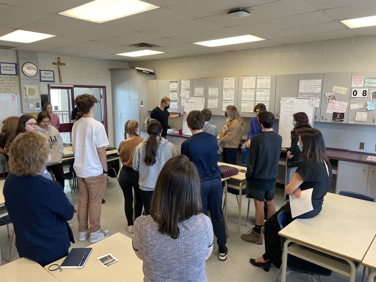 JuliaGraydon's tweet photo. Today ⁦@RCCDSB⁩ Ts had the honour of working with &amp; learning along side ⁦@pgliljedahl⁩ ⁦@A_Richards77⁩ &amp; ⁦@sjchsrenfrew⁩ ⁦Gr. 9 Math Ss! Your passion, engagement &amp; perseverance inspired us! #builingthinkingclassrooms ⁦@mark_searson⁩ https://t.co/hSDkaU7IJR