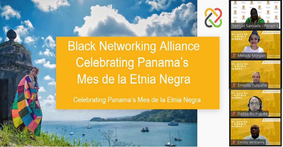 MelodyDaggle's tweet photo. Great opening for our black history month #MesdelaEtniaNegra @DellPanama with guest speaker Samuel Samuels conversation on history Afro descendants in Panama & celebrate #BNAPanama 1st year anniversary. Thanks @DalhiaRodriguez and team organizer. #IWork4Dell #developmentpillar https://t.co/ptkZNPaVXb