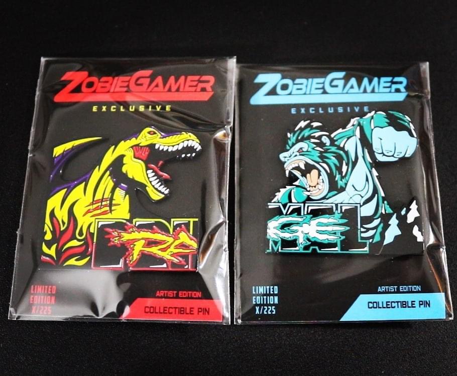 GamerAhmer's tweet photo. Throwback to these awesome pins from @zobieproductions #zobieproductions #zobie #gamerbox #gamerahmer #videogames #collection #gameroom #games #gamer #primalrage #snes #nintendo #sega #segagenesis #dinosaur https://t.co/fGk3lukIr8