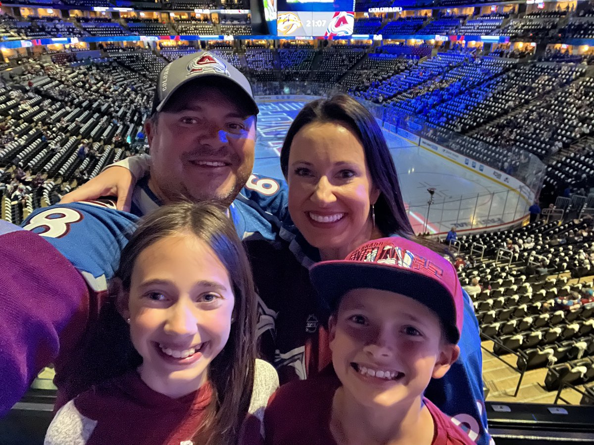 bviking's tweet photo. Game time. Let’s go!!! #GoAvsGo https://t.co/k6lWkhrGgx