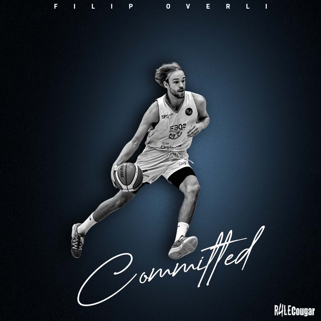RULECougar's tweet photo. 🐾 Let’s. GOO ‼️
Everyone welcome our guy Filip Overli to the squad . We’re SUPER excited for the 6’6 G to join our crew. 
#RULECougar🚊🪓💡 https://t.co/a9cWAZqYV1