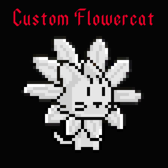 FlowercatsNFT's tweet photo. Wanna clear what custom 1/1 is. I will make animated flowercat that will look especially as you want, i will not rest until you are happy with the result. Also as alternative i can animate your pixelart pfp. 
Link for auction in bio👀 https://t.co/mxXgK7W9Of