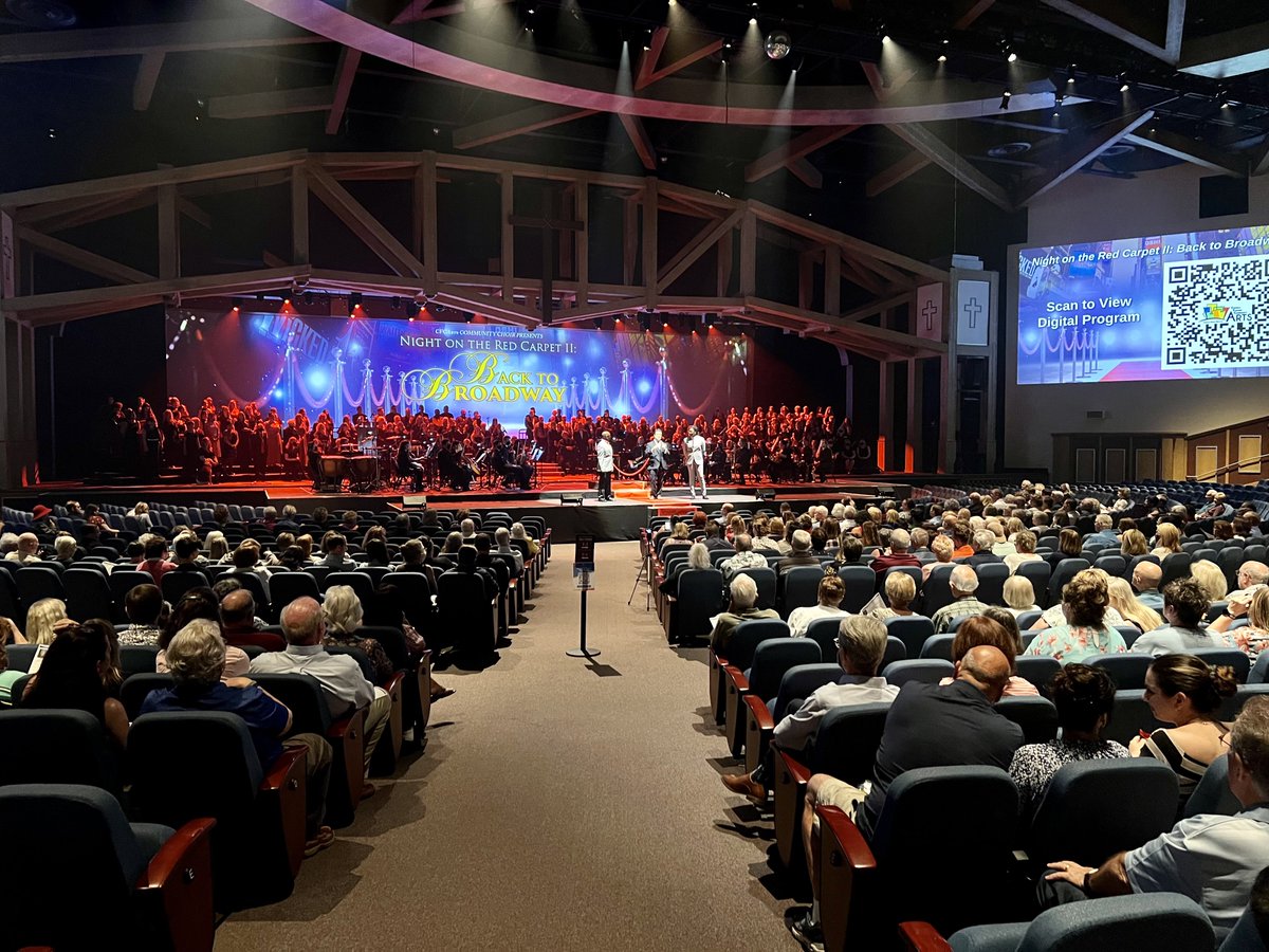 CarlosGSmith's tweet photo. Great @CFCArts concert tonight full of theatrical showstoppers at @northlandchurch in Longwood! #BackToBroadway 🎶 🎭🎤🎷 

I ❤️ OUR COMMUNITY! https://t.co/PNo5YPSFNd