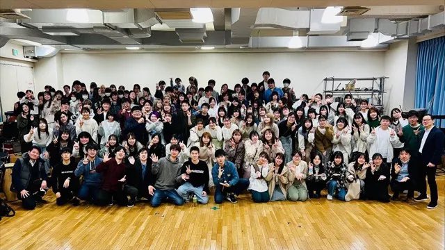 meionsympho's tweet photo. 今年度から3.4年生は稲葉地キャンパス、1.2年生は名城公園キャンパスで2つに分かれての合奏となりました。
名古屋音楽大学シンフォニックウィンズ(吹奏楽)2022のスタメンです！ https://t.co/b7d3GTvxZm