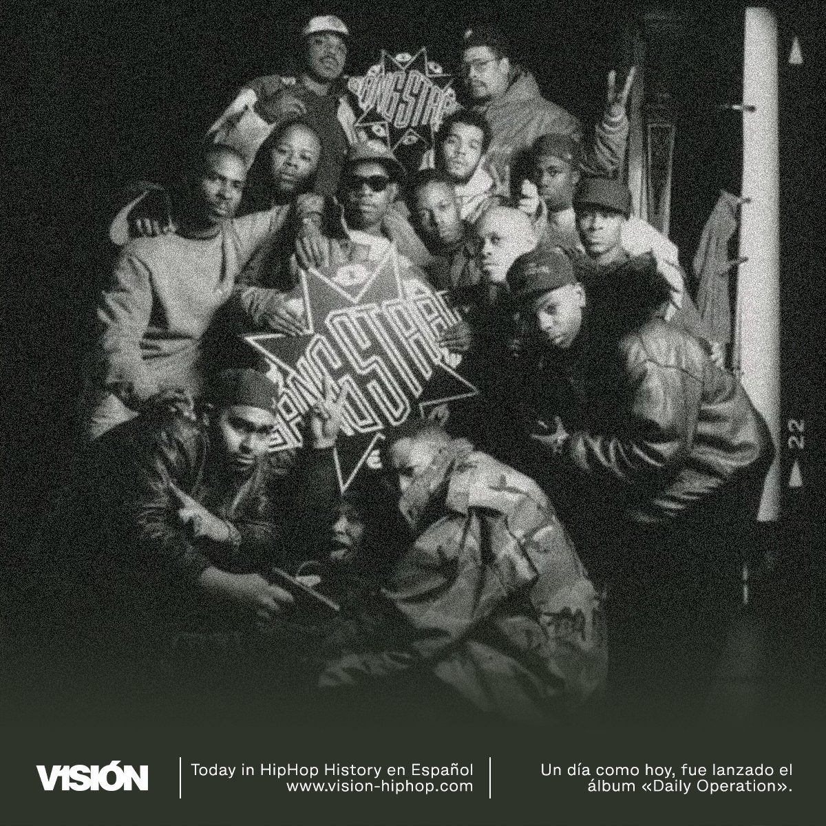 VisionHipHop_mx's tweet photo. Un día como hoy, pero de 1992, fue lanzado el tercer álbum del dúo #GangStarr: «#DailyOperation». https://t.co/wPJOXhRuHT