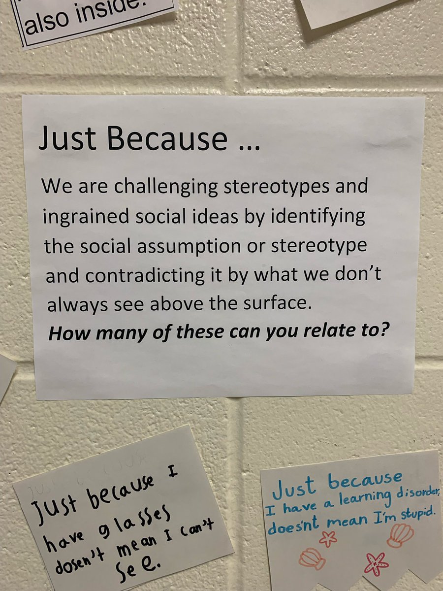 CastlemoreYRDSB's tweet photo. Just because… @yrdsbinclusion #identityaffirming #breakthestereotype https://t.co/m9uGlEJyqV