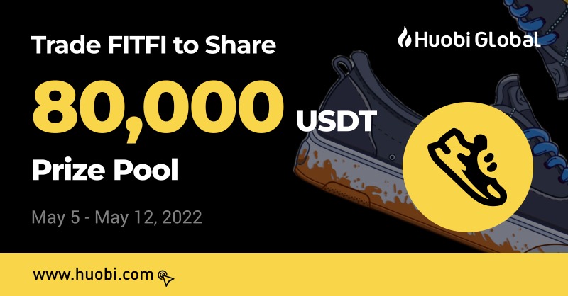 HTX_Global's tweet photo. $𝟖𝟎,𝟎𝟎𝟎 $USDT Pool!

Trade $FITFI, Spin, and Win

Get involved ⬇️ #STEPN 👟👟