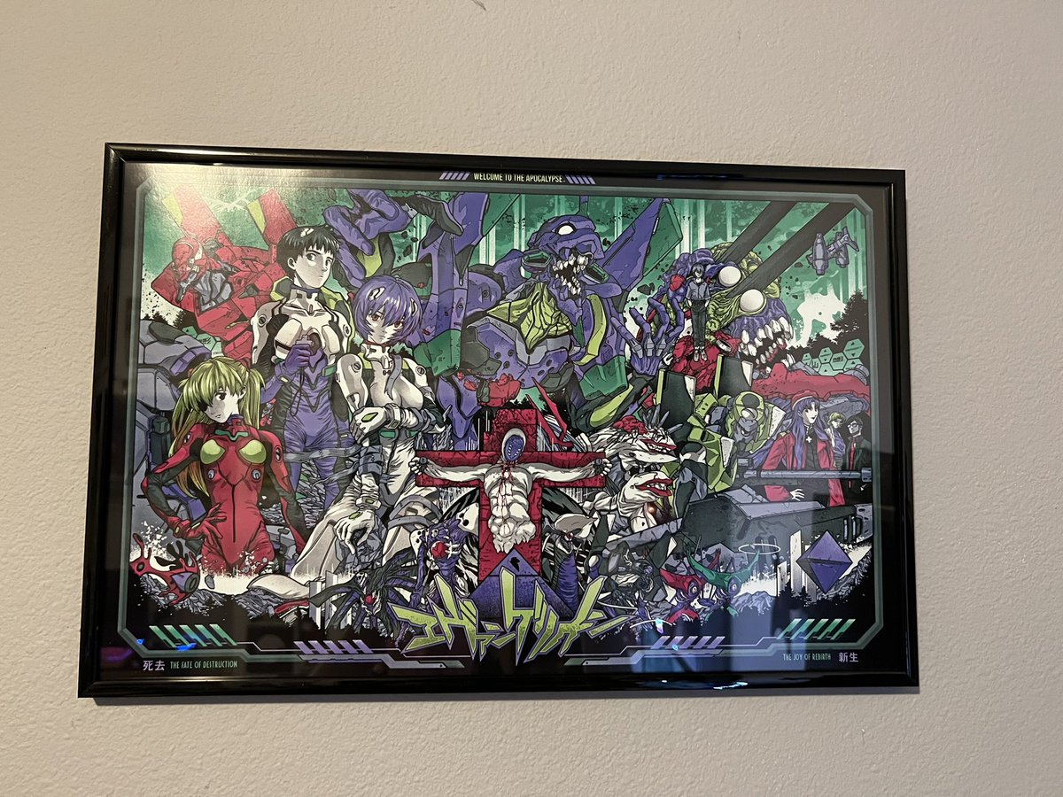finally got a frame for this <a href="/thatkidwhodraws/">Alexander Iaccarino</a> print i got like 5(?) years ago