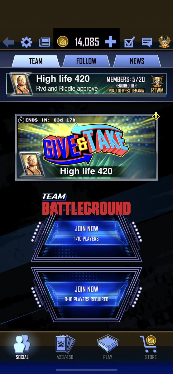 D___Blaze's tweet photo. #WWESuperCard @WWESuperCard recruiting members just dm me https://t.co/niMmIuApgA