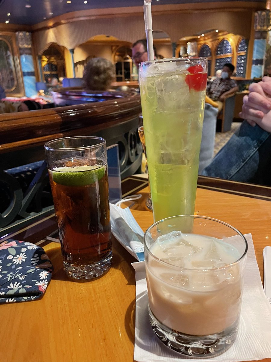 Because it’s important to document the cocktails on a cruise.