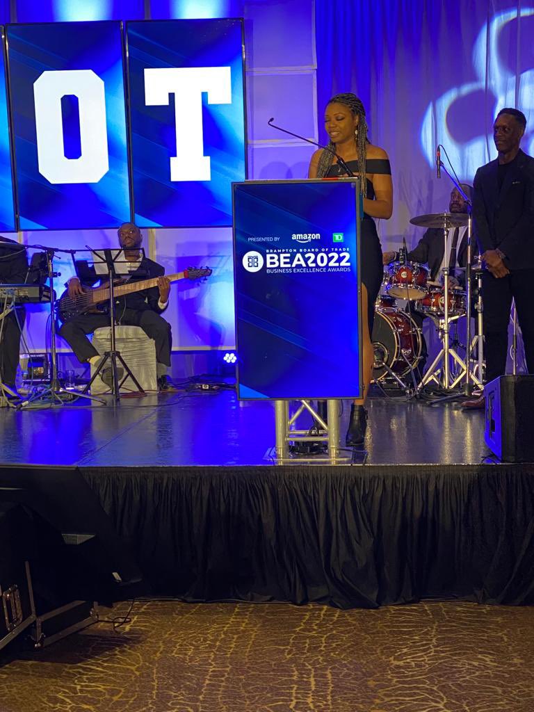 BramptonBOT's tweet photo. Congrats to @HelpAGirlOutNP on receiving the #BEA2022 for Community Impact.  Their mission is to address menstrual inequality in Canada &amp;  beyond – an issue that mostly affects students, refugees, immigrants &amp; low-income families, with people of colour being most susceptible. https://t.co/Qgc8QyfSYS