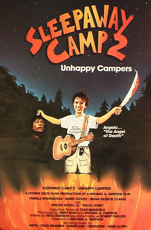 EugWSerra's tweet photo. On August 26, 1988, Sleepaway Camp II: Unhappy Campers was released! #SleepawayCampIIUnhappyCampers #PamelaSpringsteen #RenéeEstevez #ValerieHartman #TonyHiggins https://t.co/uGOMLc6uxb