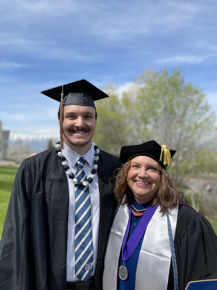 Class of 2021 with commencement in 2022. Both of us! So fun to graduate in the same month as my kid! <a href="/ryanguyolson/">Ryan Olson</a> #USUGrad22 #Bachelors #Business #Marketing @HuntsmanSchool  #NCUGrad2022 @NorthcentralU #PhD @PhDvoice <a href="/PhDspeaks/">PhD Speaks</a> #AcademicTwitter <a href="/AcademicChatter/">Academic Chatter™</a>