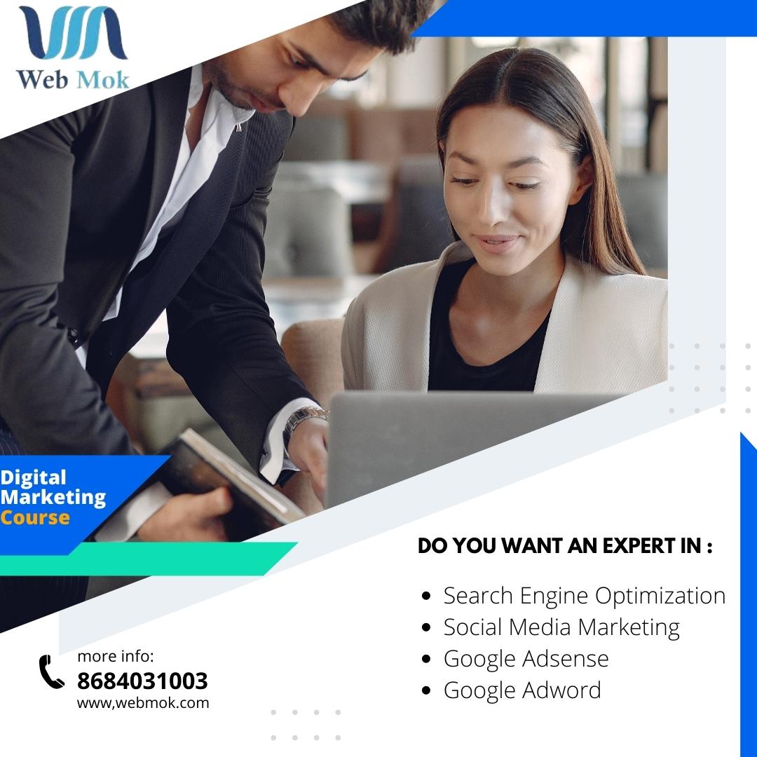 Are you thinking of getting your website development course ? wants to learn #website design so webmok institute provides the best course in #rohtak?
Contract on 8950329919 and get the best digital course at webmok.com
#seo #socialmediamarketing #seoprocess
#digital