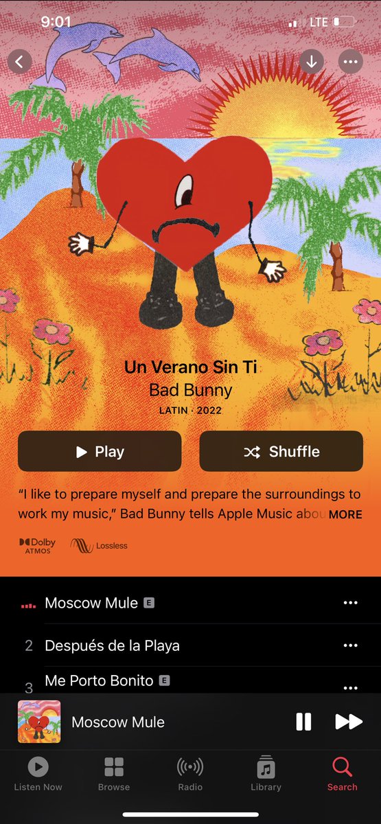 jess_ortegaa's tweet photo. Ya salió el álbum ahhh omg 🥹🤍 #BadBunny #UnVeranoSinTi https://t.co/il9UZd3VLn