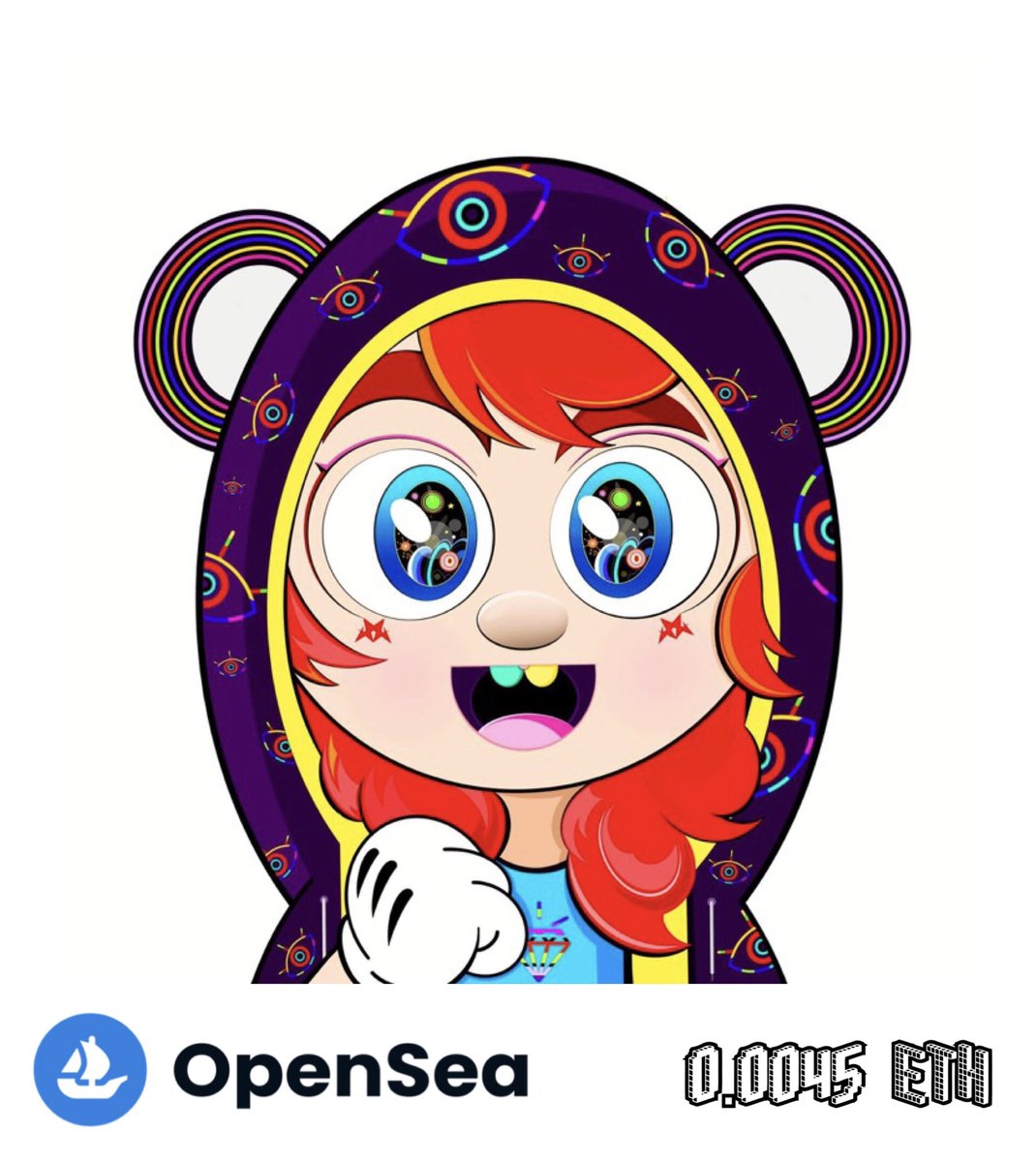 🔵 NEW DROP 🔵
Her presence ! thousand-eyed sorcerer
Check click link 👇🏽
opensea.io/CC-HEAD
🌊 Available on <a href="/opensea/">OpenSea</a>  🌊
⭕️ Price : 0.0045 ETH 

#nft #nftart #NFTartists #NFTCommmunity #NFTcollections #NFTcollecters #opensea #OpenSeaNFT #openseanfts